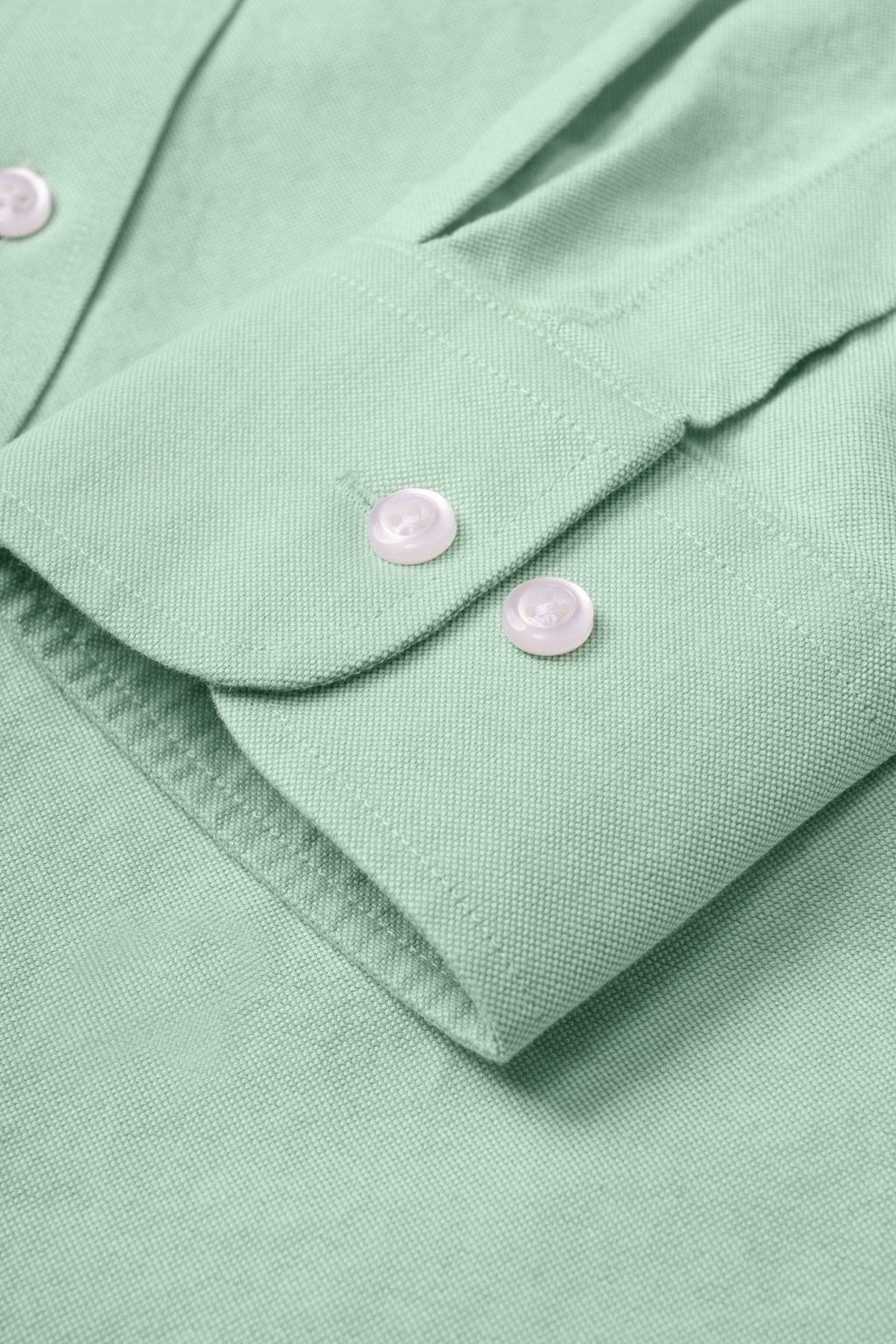 Club Shiba Embroidered Oxford Shirt - Park Mint