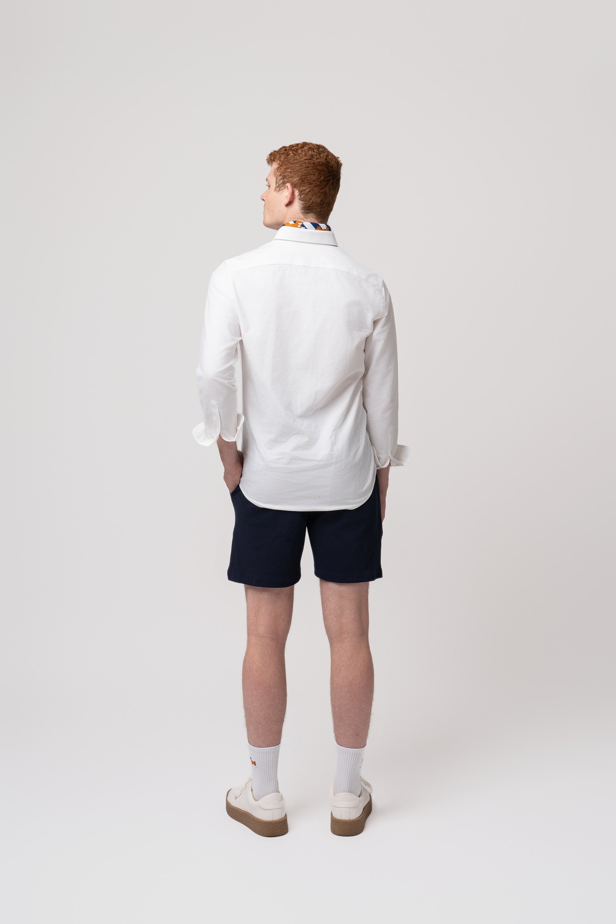 Club Shiba Embroidered Oxford Shirt - White