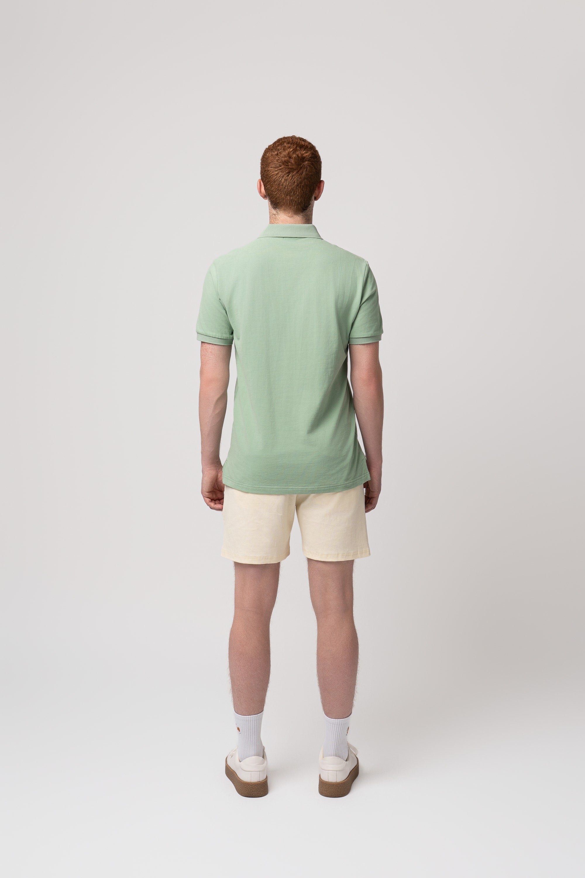 Club Shiba Embroidered Polo Shirt - Olive Green