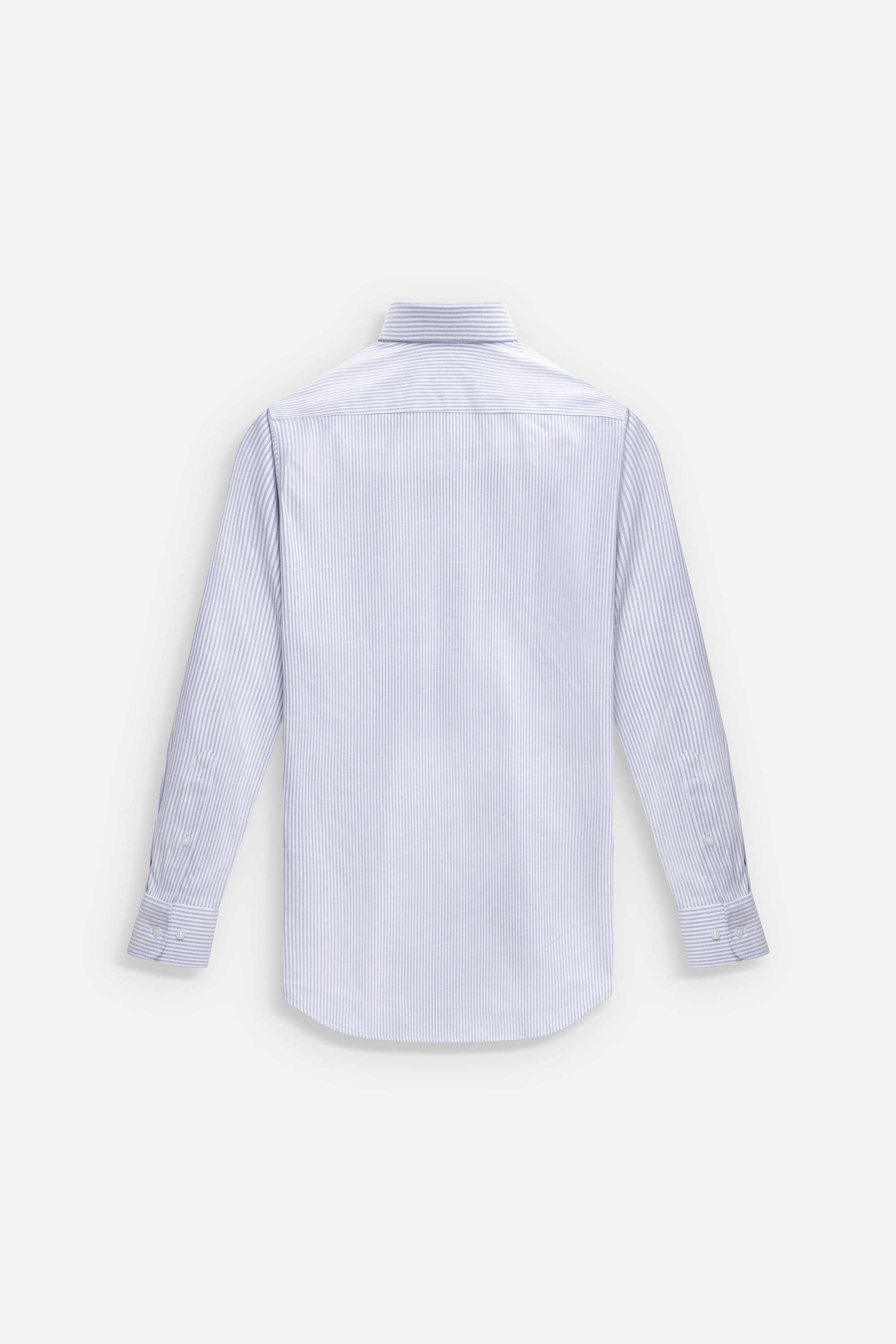 Club Shiba Embroidered Oxford Shirt - Blue Striped