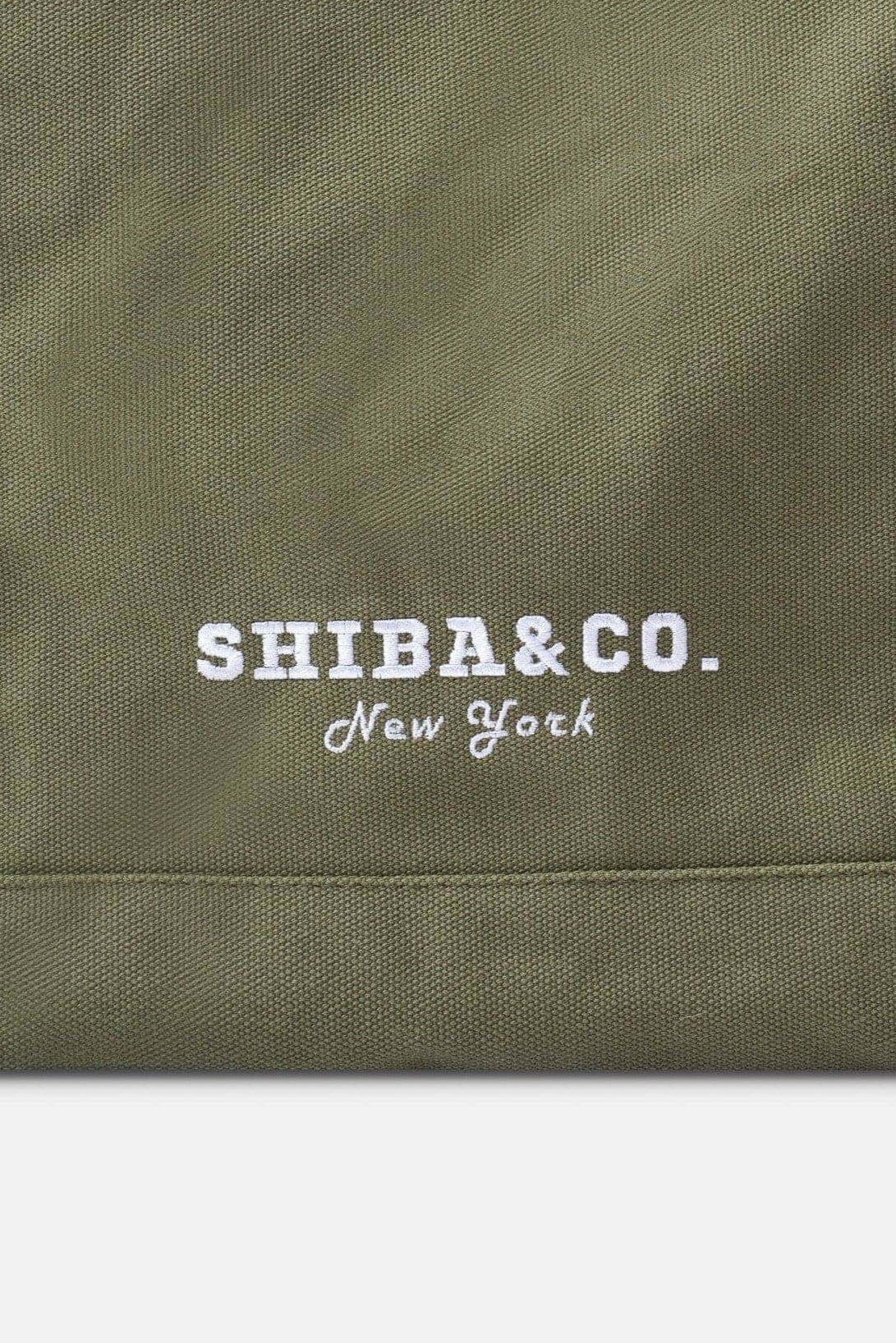 Club Shiba Embroidered Large Tote – Meadow Khaki
