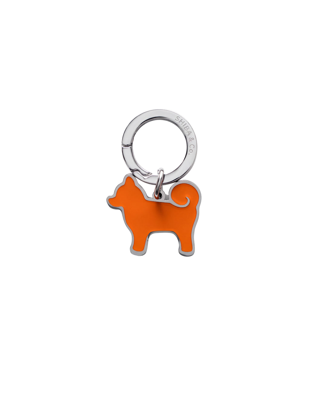 “My Precious” Shiba Inu Silhouette Dog Tag – Iconic Orange
