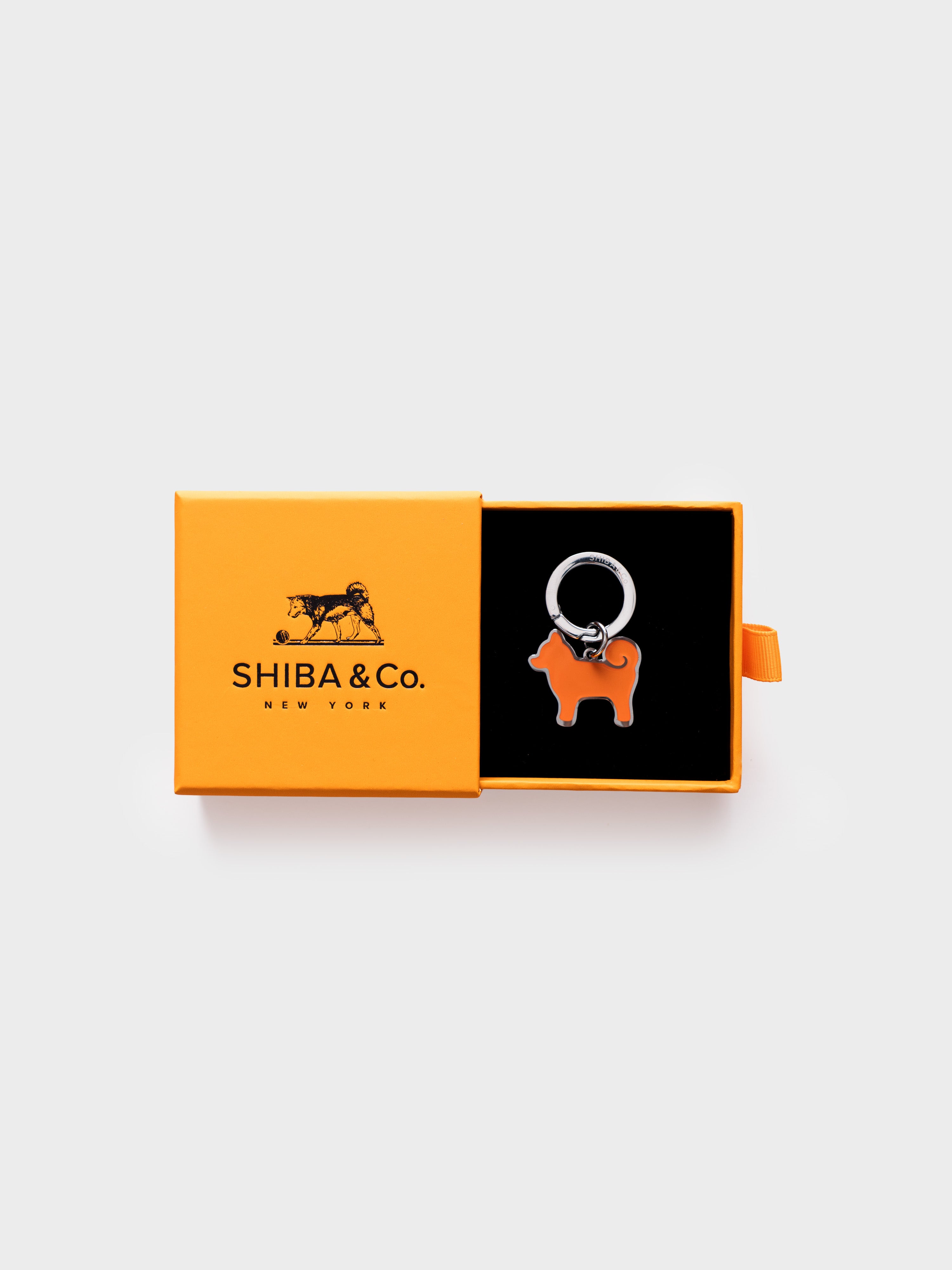 “My Precious” Shiba Inu Silhouette Dog Tag – Iconic Orange