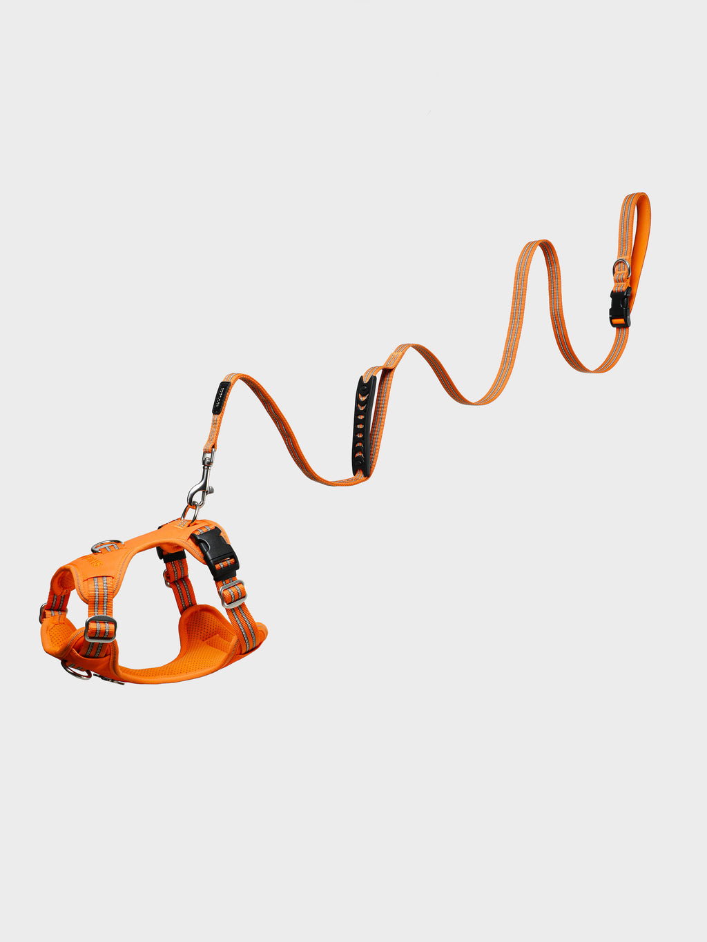 All-Terrain Sport Harness + Dual-Grip Leash Kit - Iconic Orange