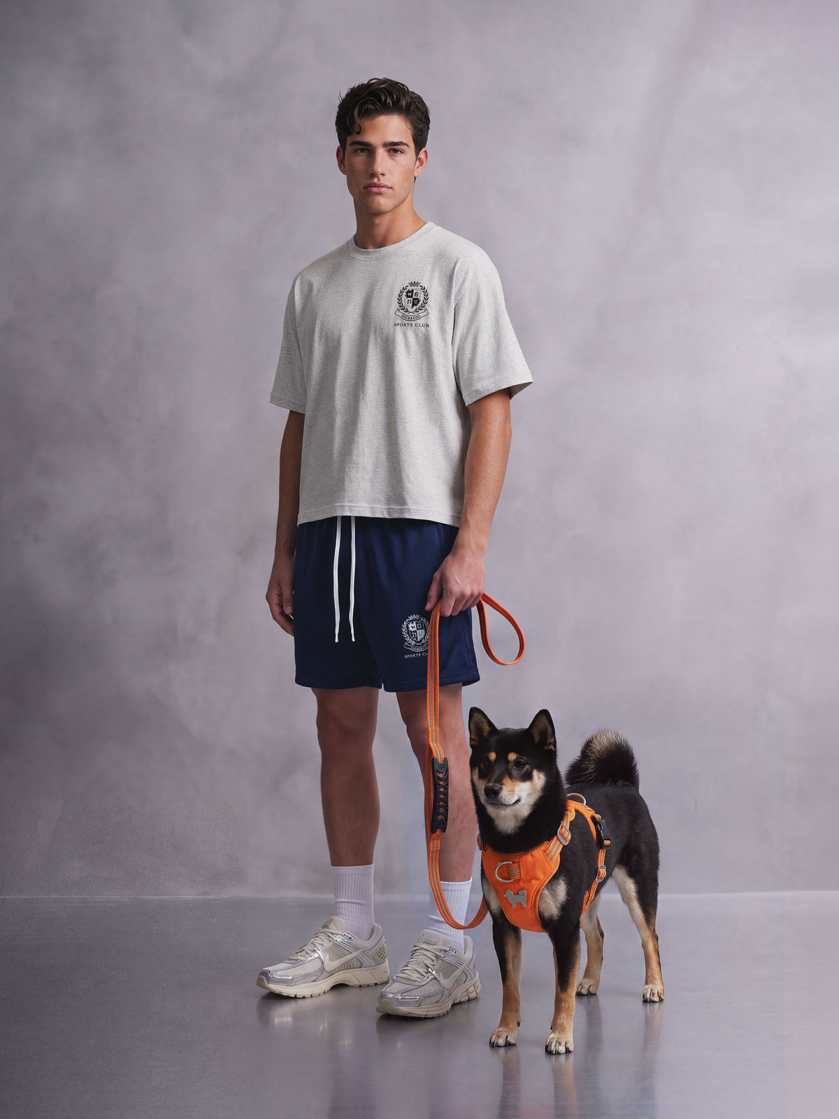 All-Terrain Sport Harness + Dual-Grip Leash Kit - Iconic Orange