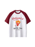 London Fish & Chips Raglan Sleeve Vintage Graphic T-Shirt