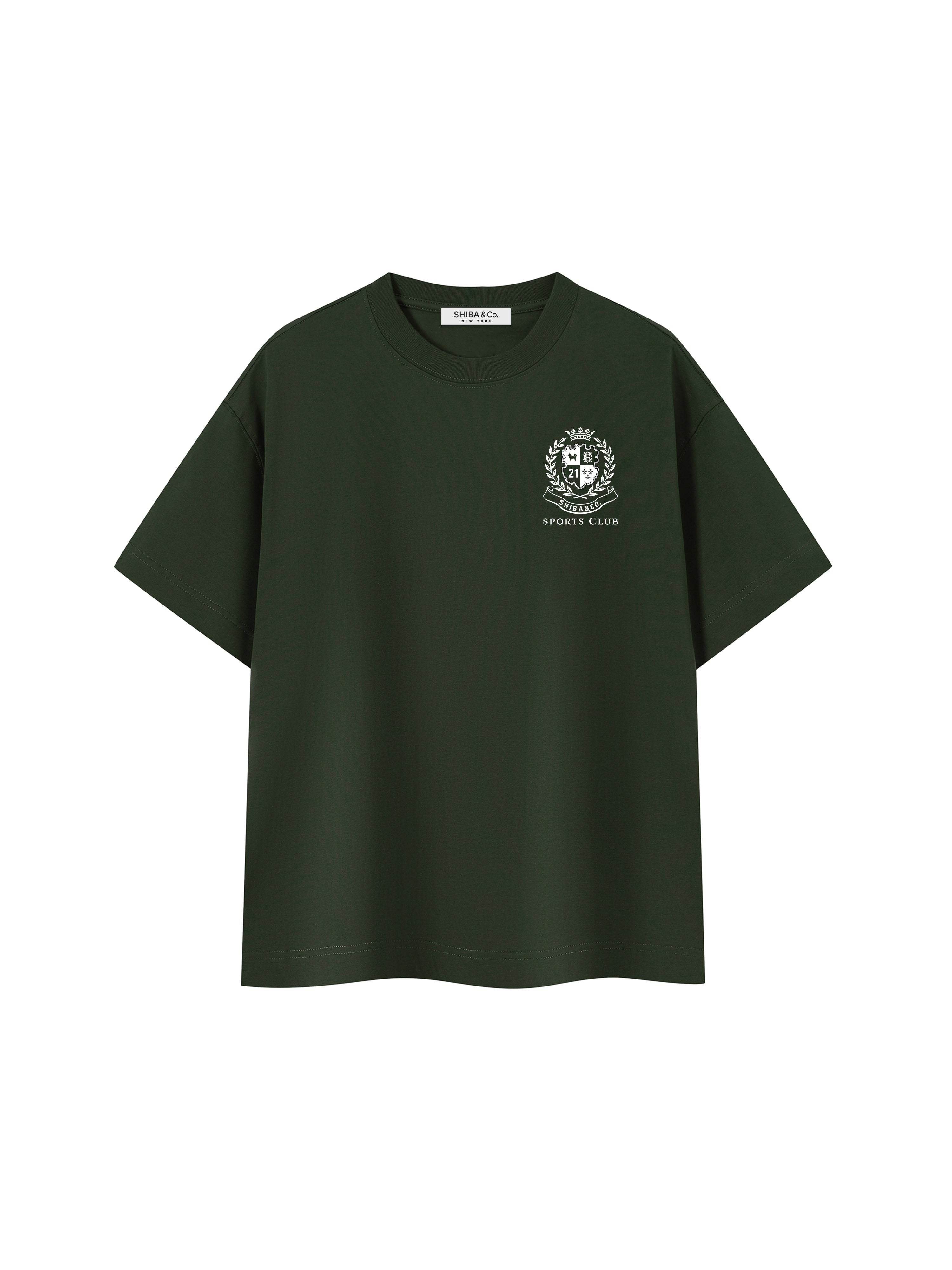 Unisex Shiba Inu Sports Club Boxy Cotton Tee
