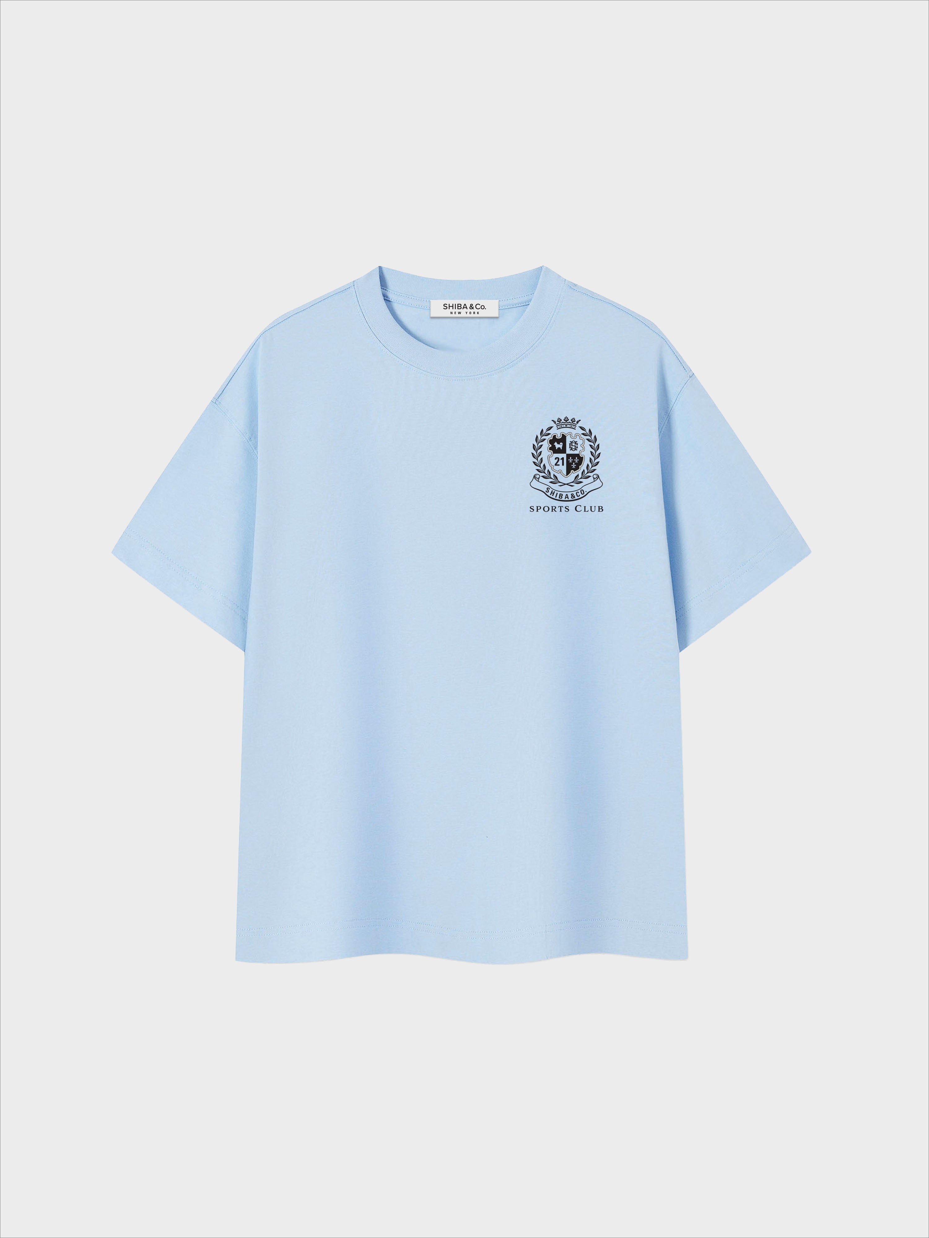 Unisex Shiba Inu Sports Club Boxy Cotton T-shirt