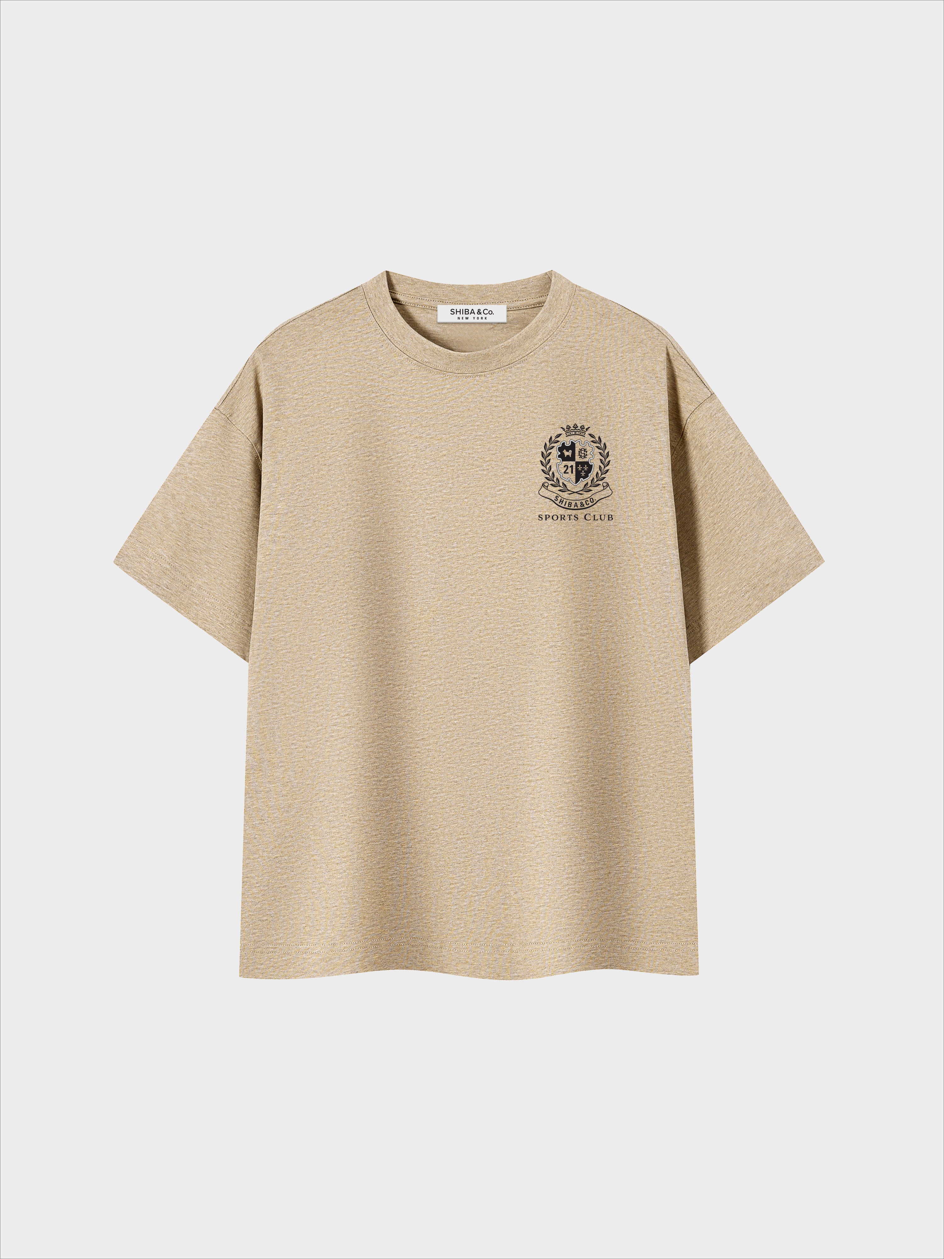Unisex Shiba Inu Sports Club Boxy Cotton T-shirt