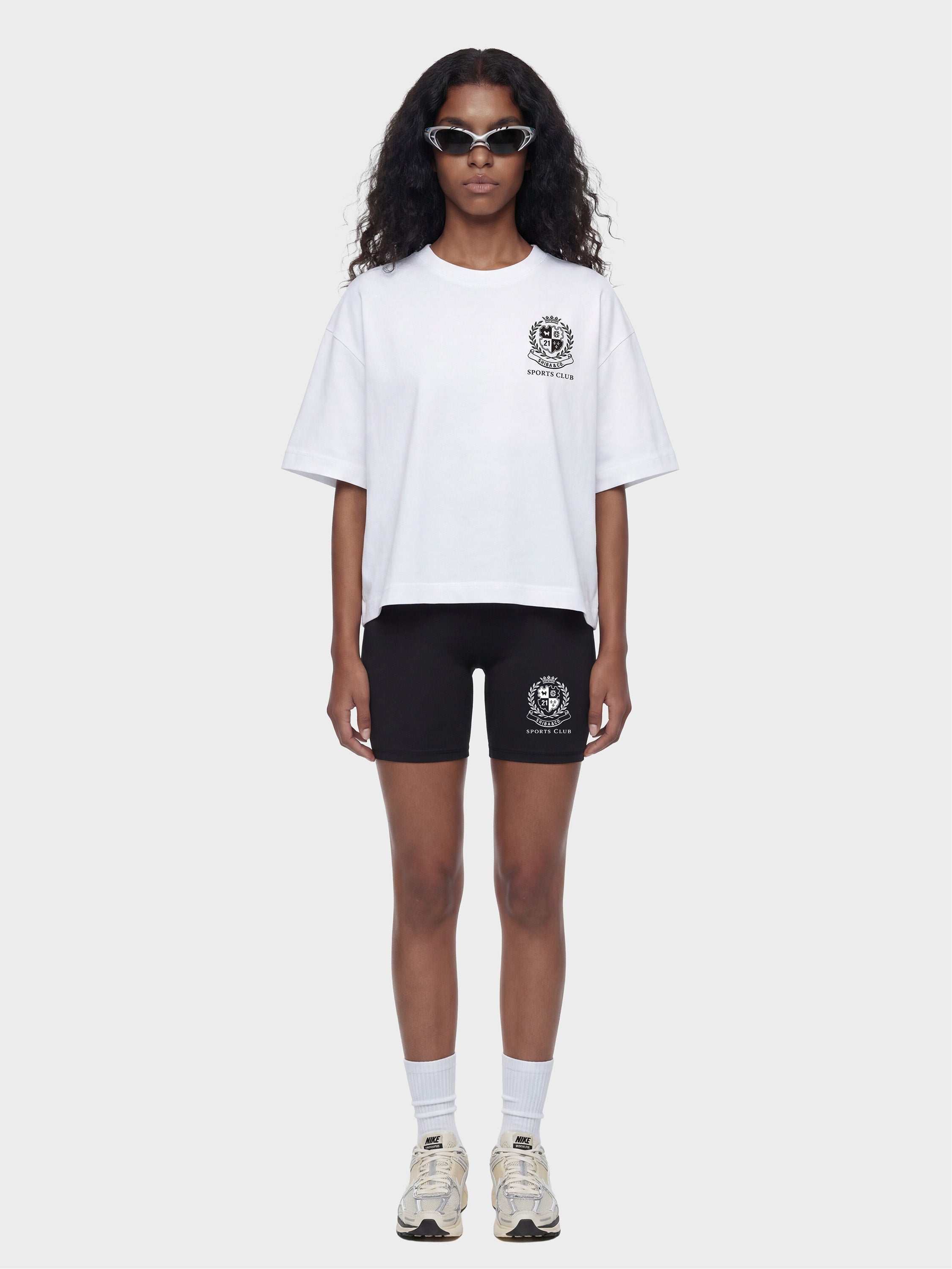 Unisex Shiba Inu Sports Club Boxy Cotton T-shirt
