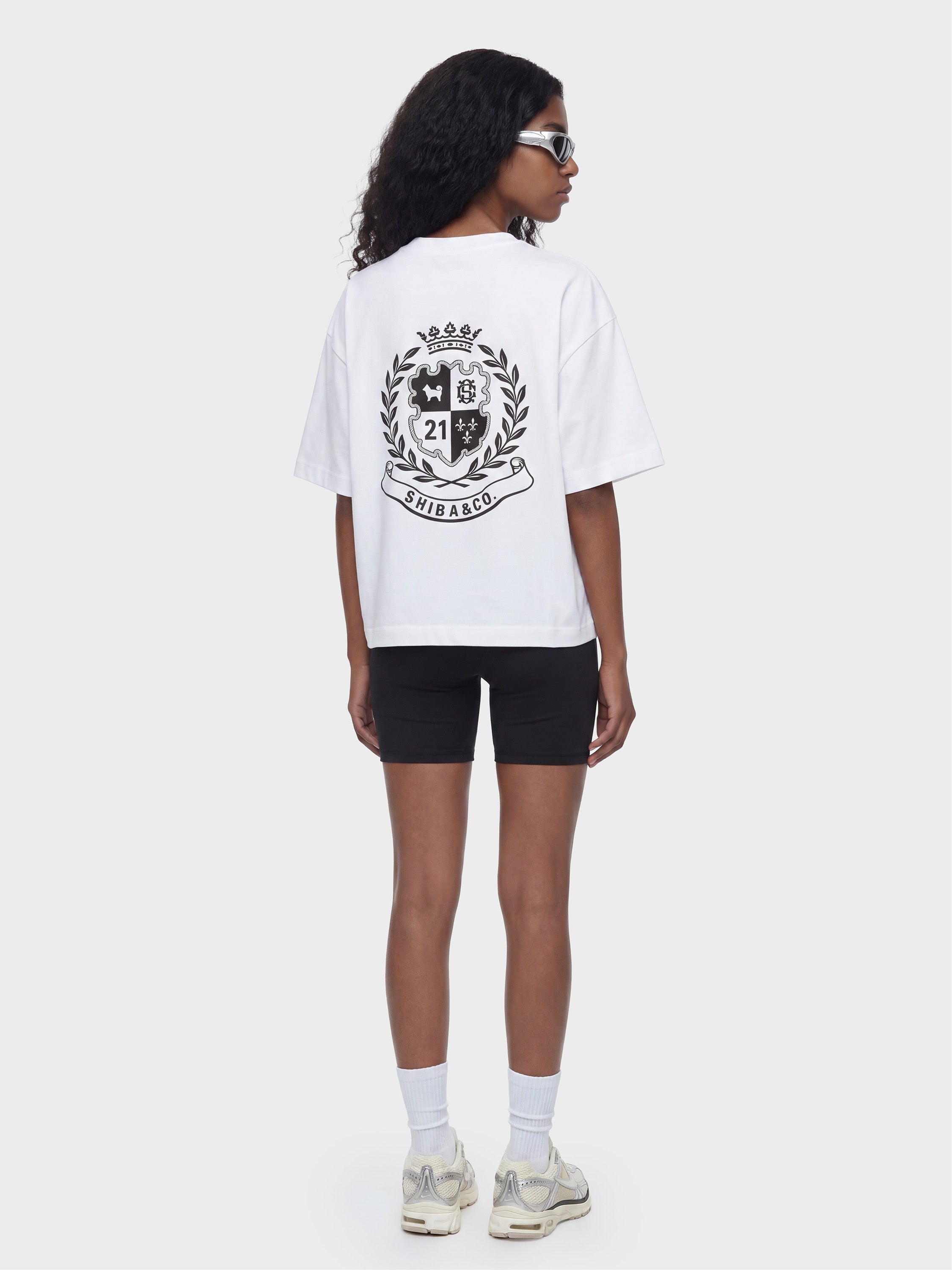Unisex Shiba Inu Sports Club Boxy Cotton T-shirt