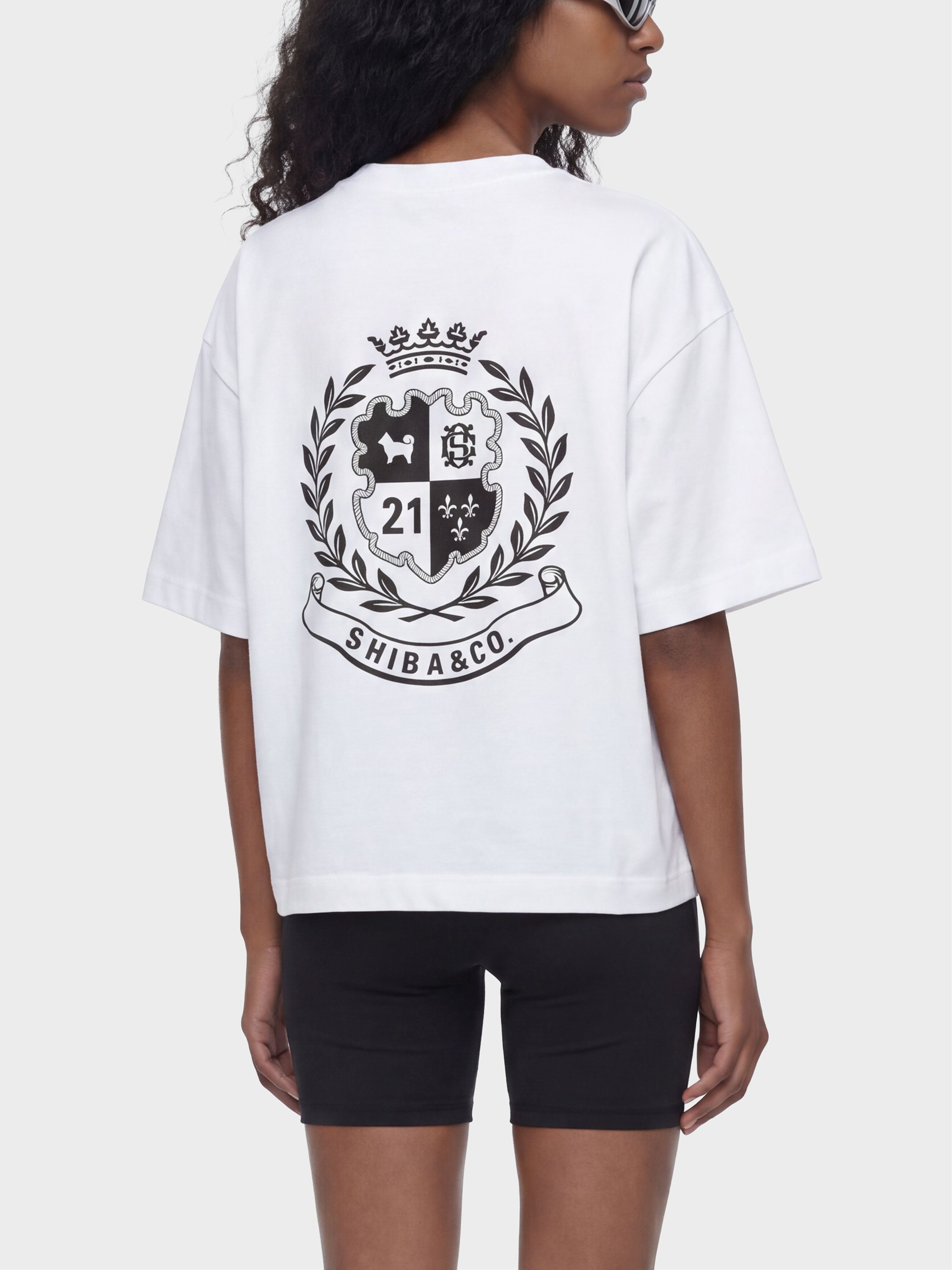 Unisex Shiba Inu Sports Club Boxy Cotton T-shirt