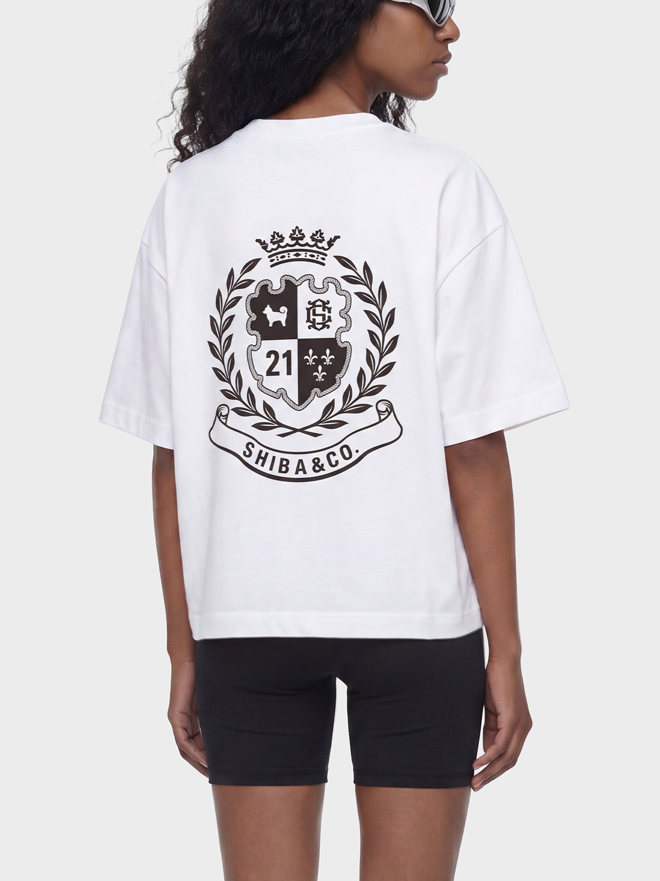 Unisex Shiba Inu Sports Club Boxy Cotton T-shirt