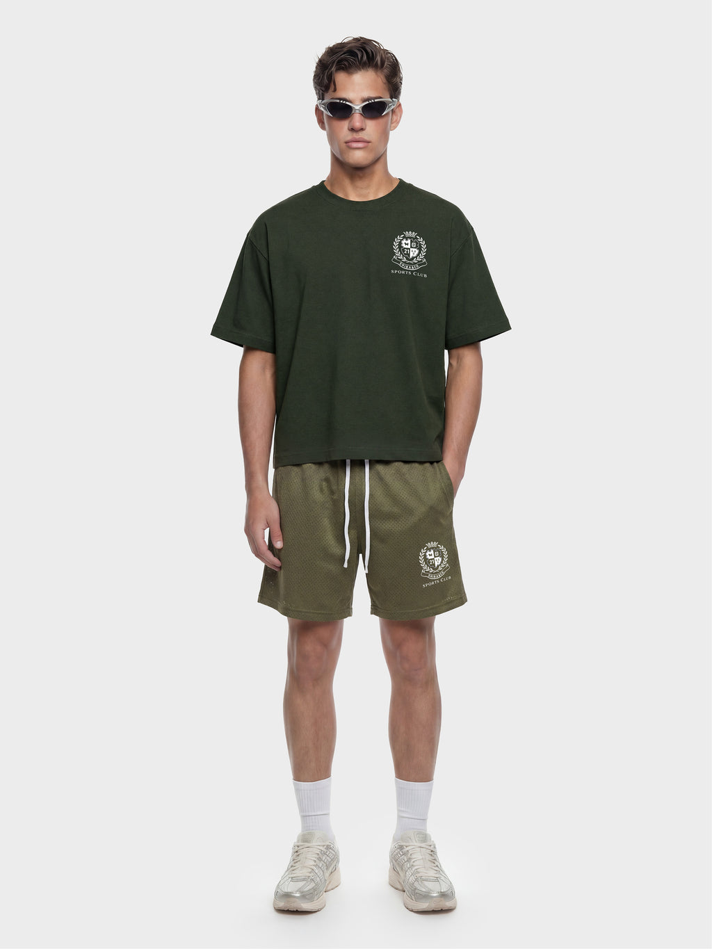 Unisex Shiba Inu Sports Club Boxy Cotton Tee