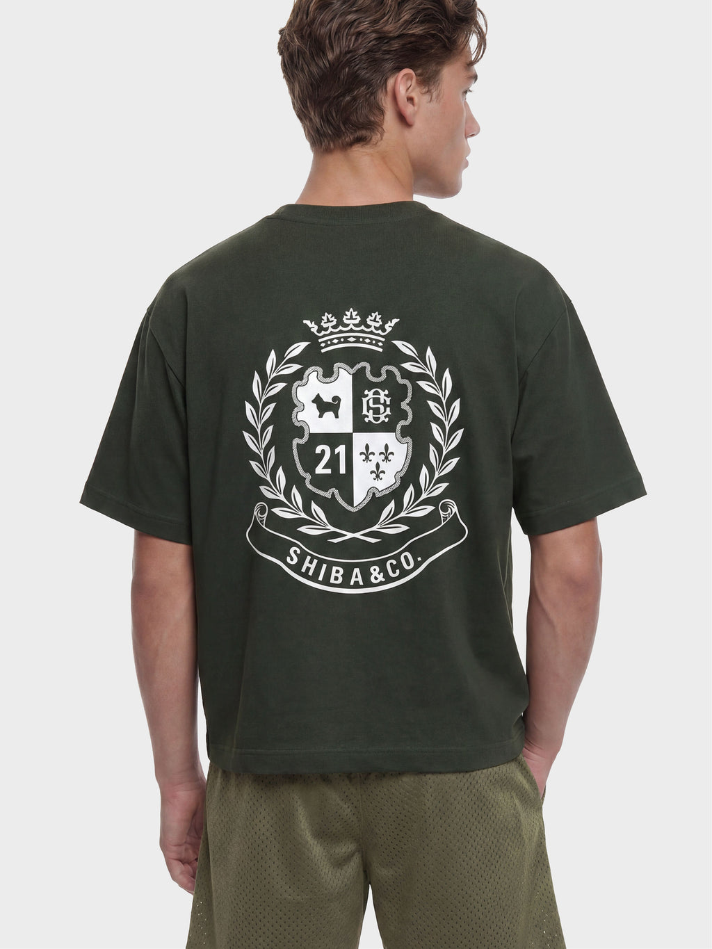 Unisex Shiba Inu Sports Club Boxy Cotton Tee