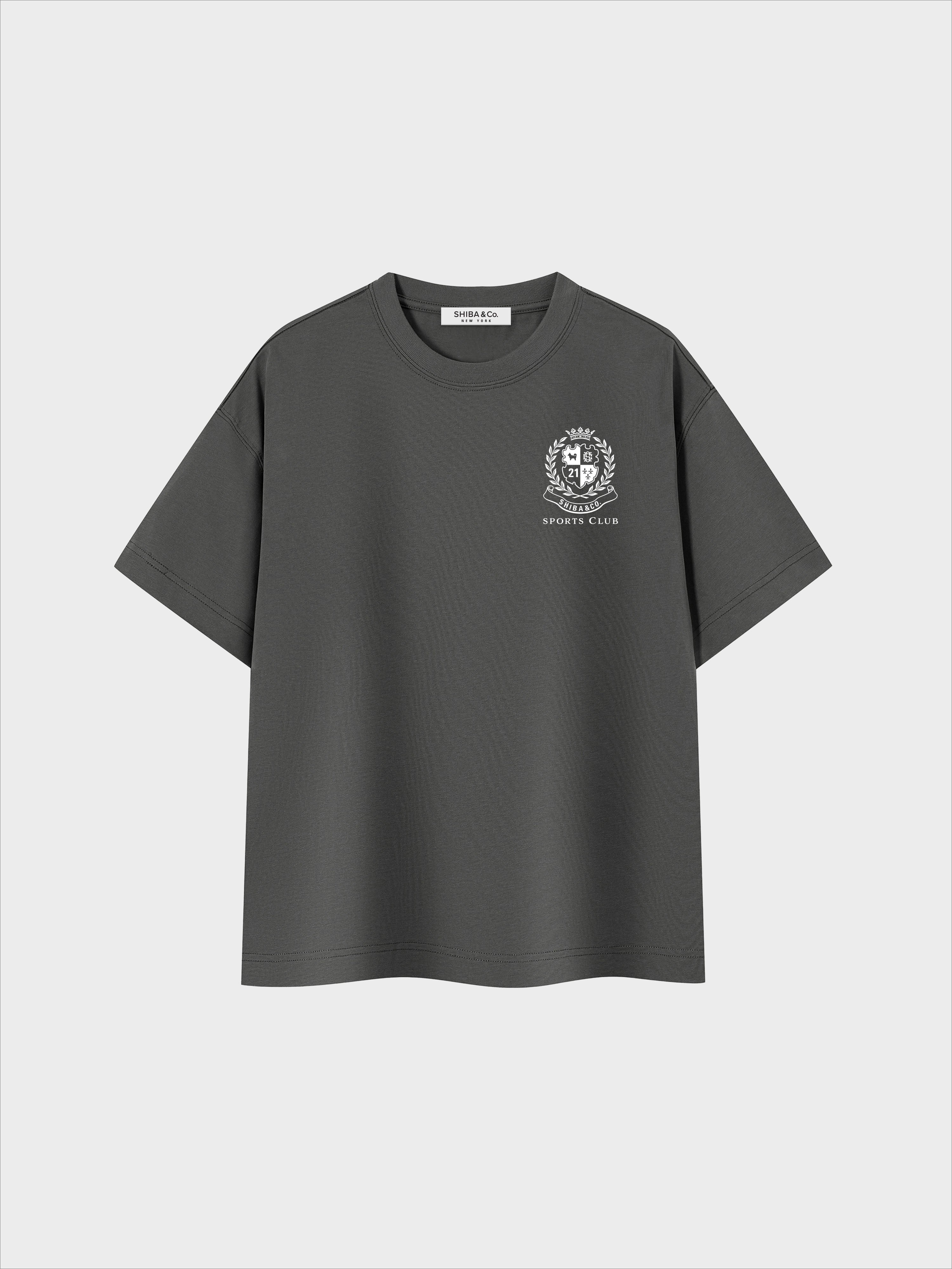 Unisex Shiba Inu Sports Club Boxy Cotton Tee