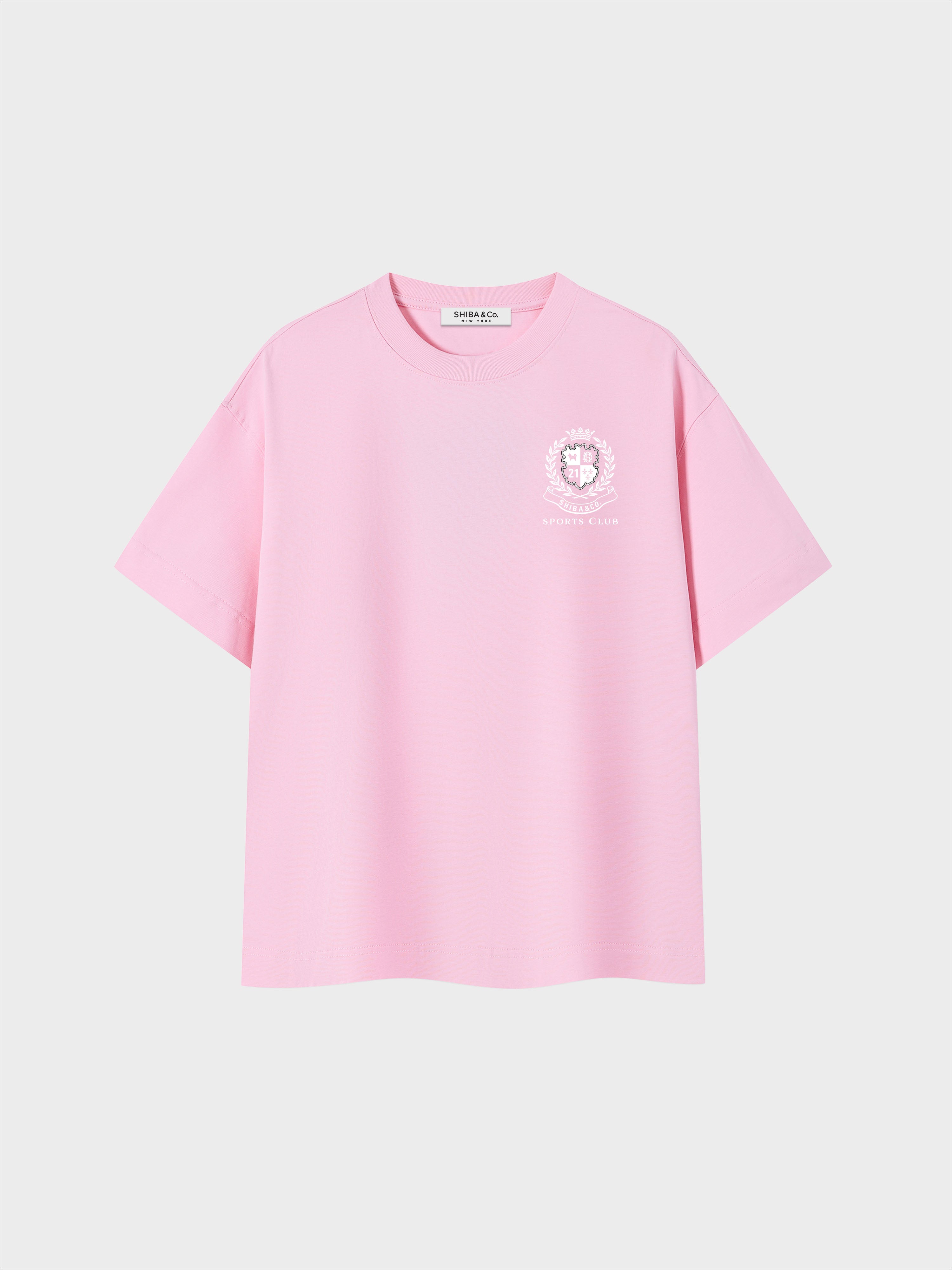 Unisex Shiba Inu Sports Club Boxy Cotton Tee