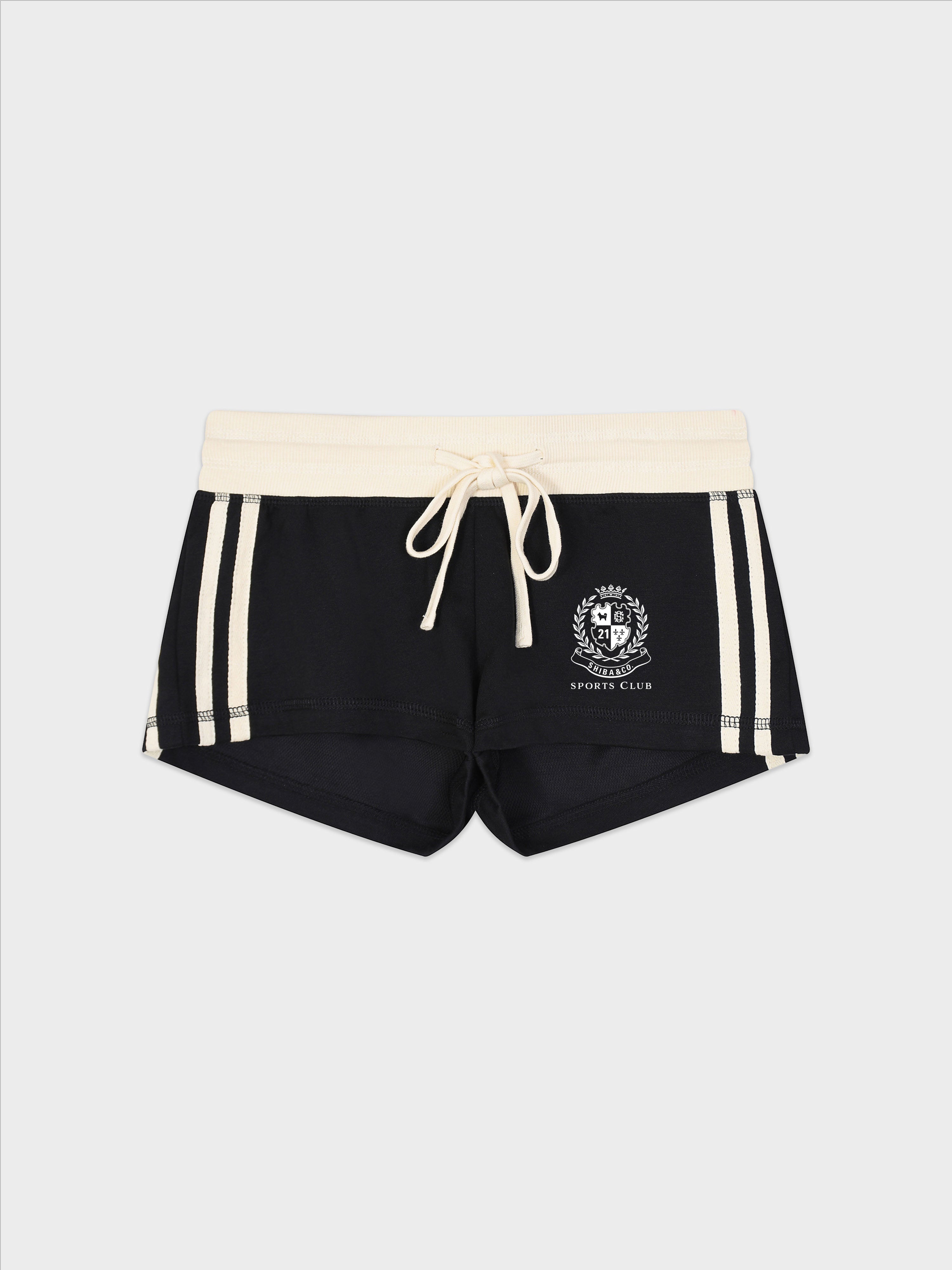 Women's Shiba inu Sports Club Varsity Stripe Track Shorts