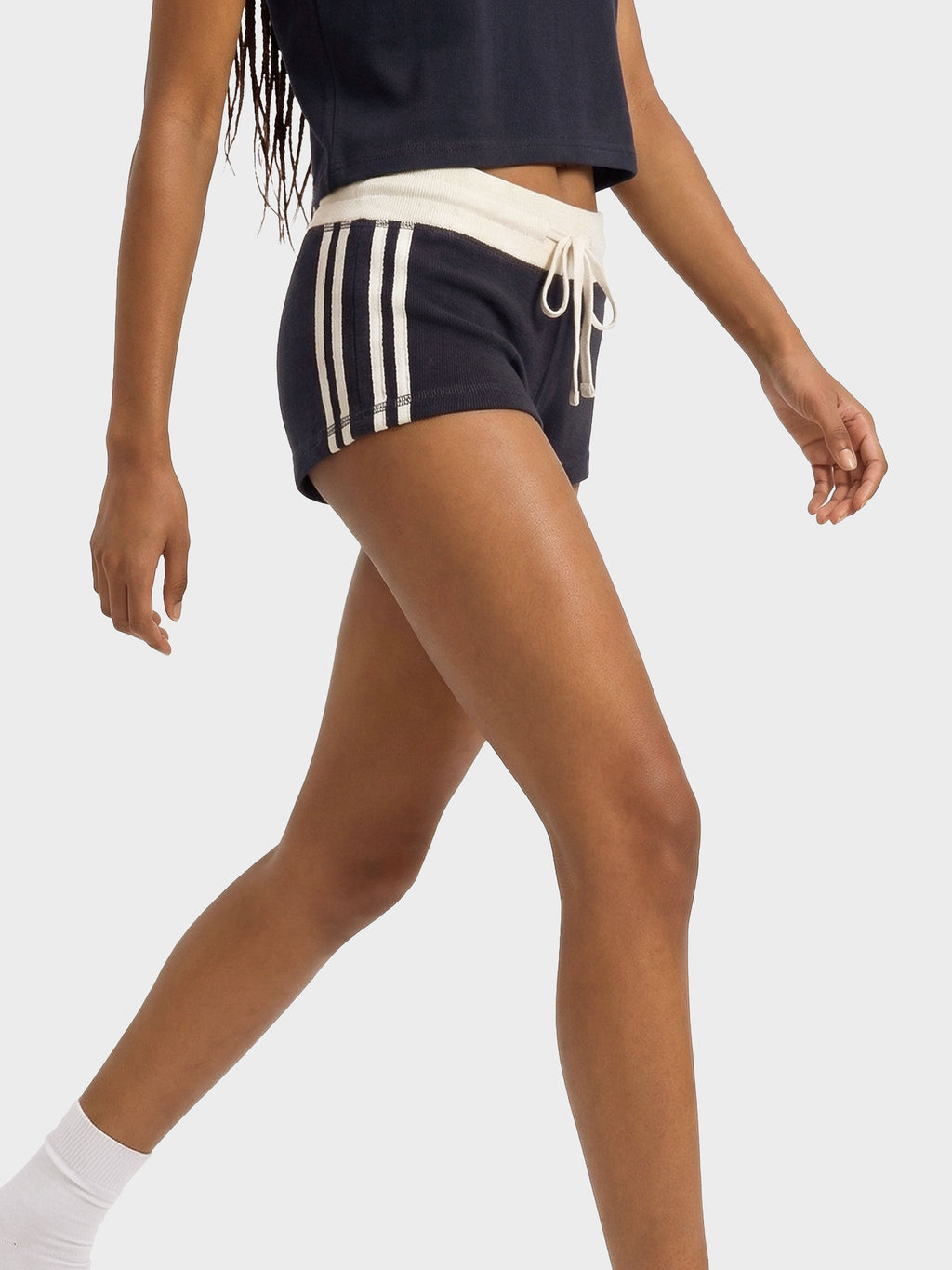 Women's Shiba inu Sports Club Varsity Stripe Track Shorts