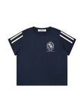 Women's Shiba Inu Sports Club Varsity Stripe T-Shirt