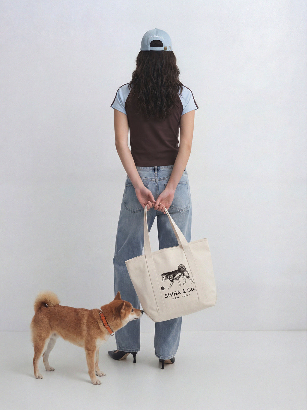 Classic Shiba Inu Everyday Large Tote
