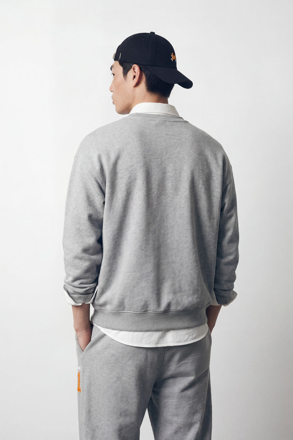 Unisex Classic New York Shiba Inu Cotton Crewneck Sweatshirt - Classic Fit