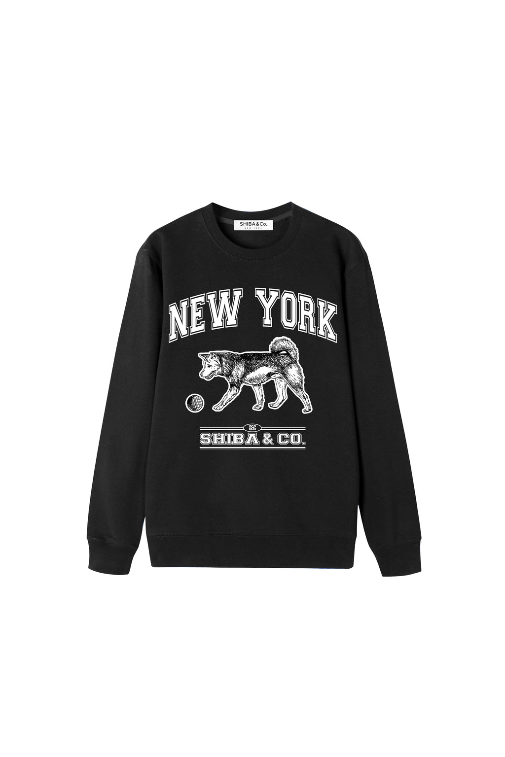 Unisex Essential Classic New York Shiba Inu Crewneck Sweatshirt