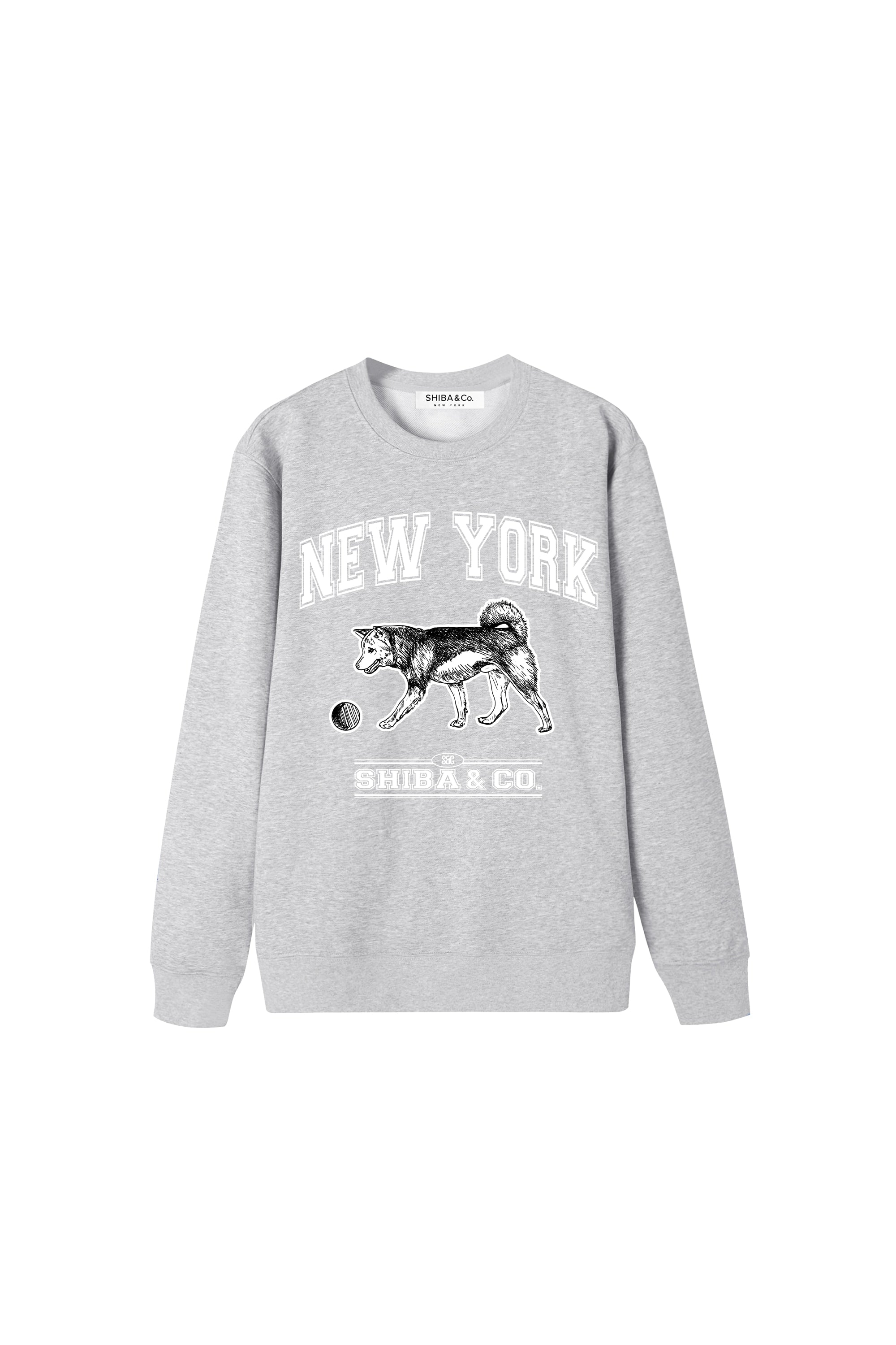Unisex Essential Classic New York Shiba Inu Crewneck Sweatshirt
