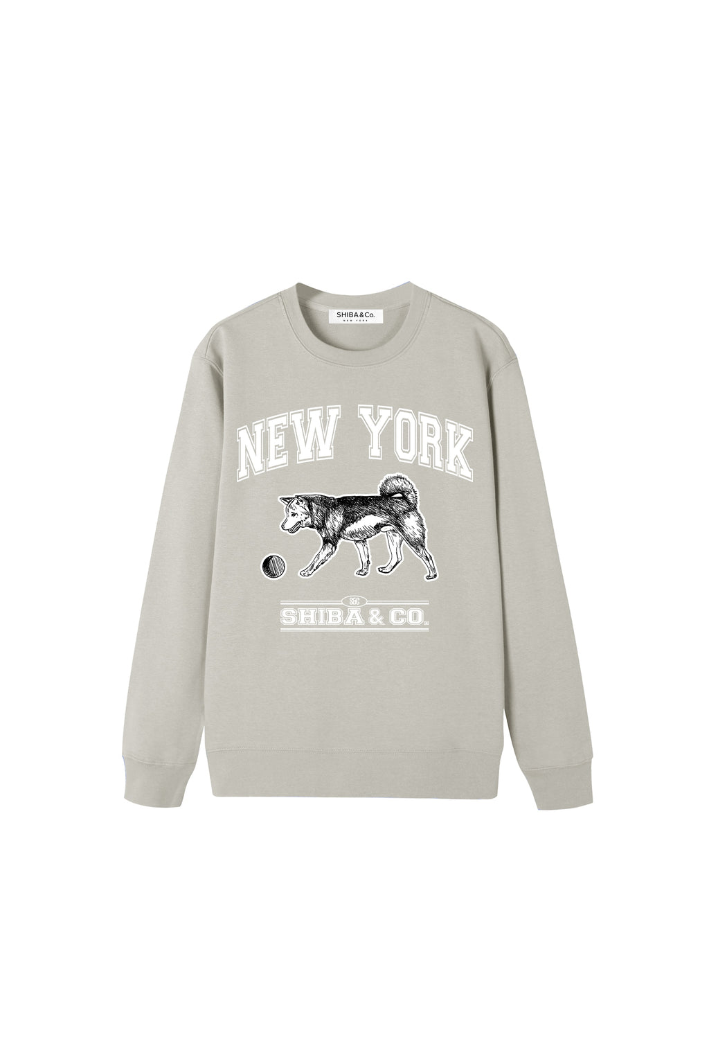 Unisex Essential Classic New York Shiba Inu Crewneck Sweatshirt