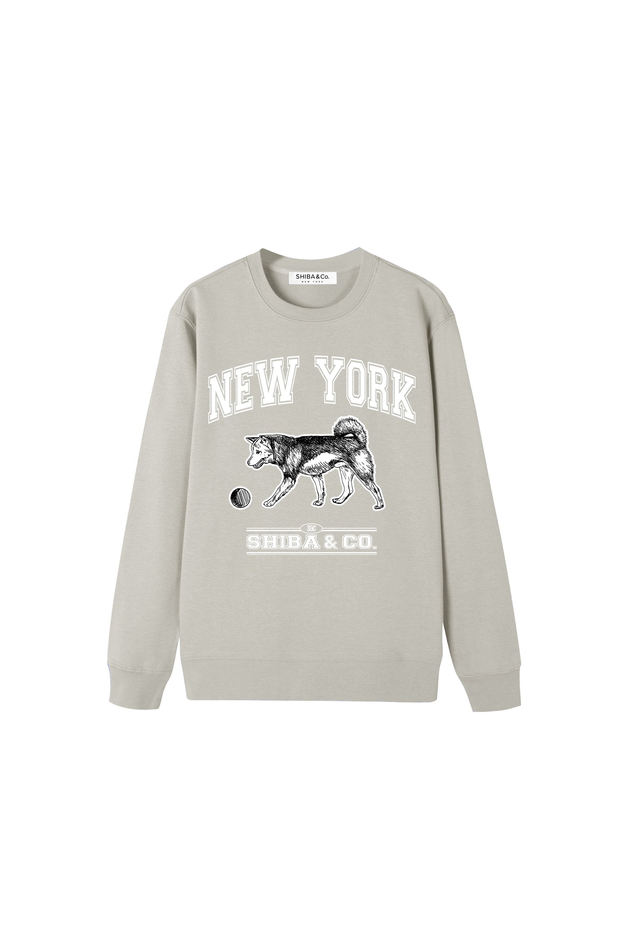 Unisex Essential Classic New York Shiba Inu Crewneck Sweatshirt