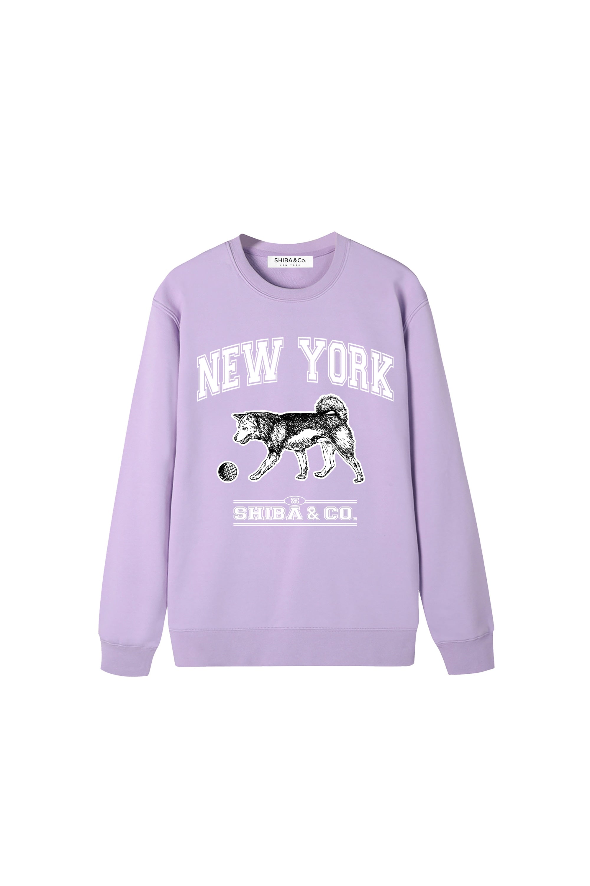 Unisex Essential Classic New York Shiba Inu Crewneck Sweatshirt