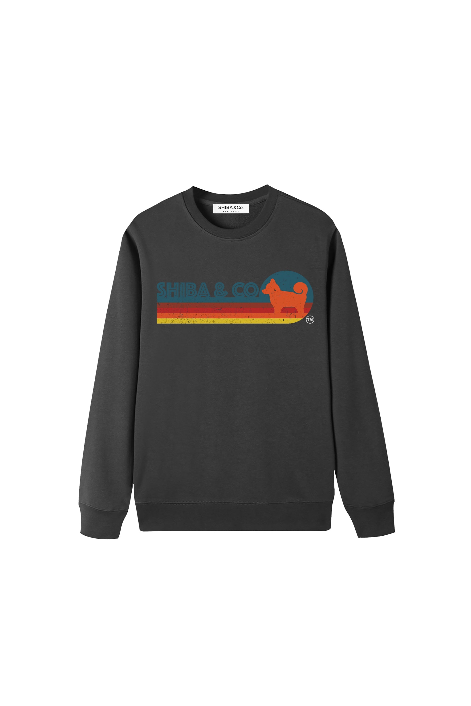 Unisex Essential Retro Shiba Inu Crewneck Sweatshirt