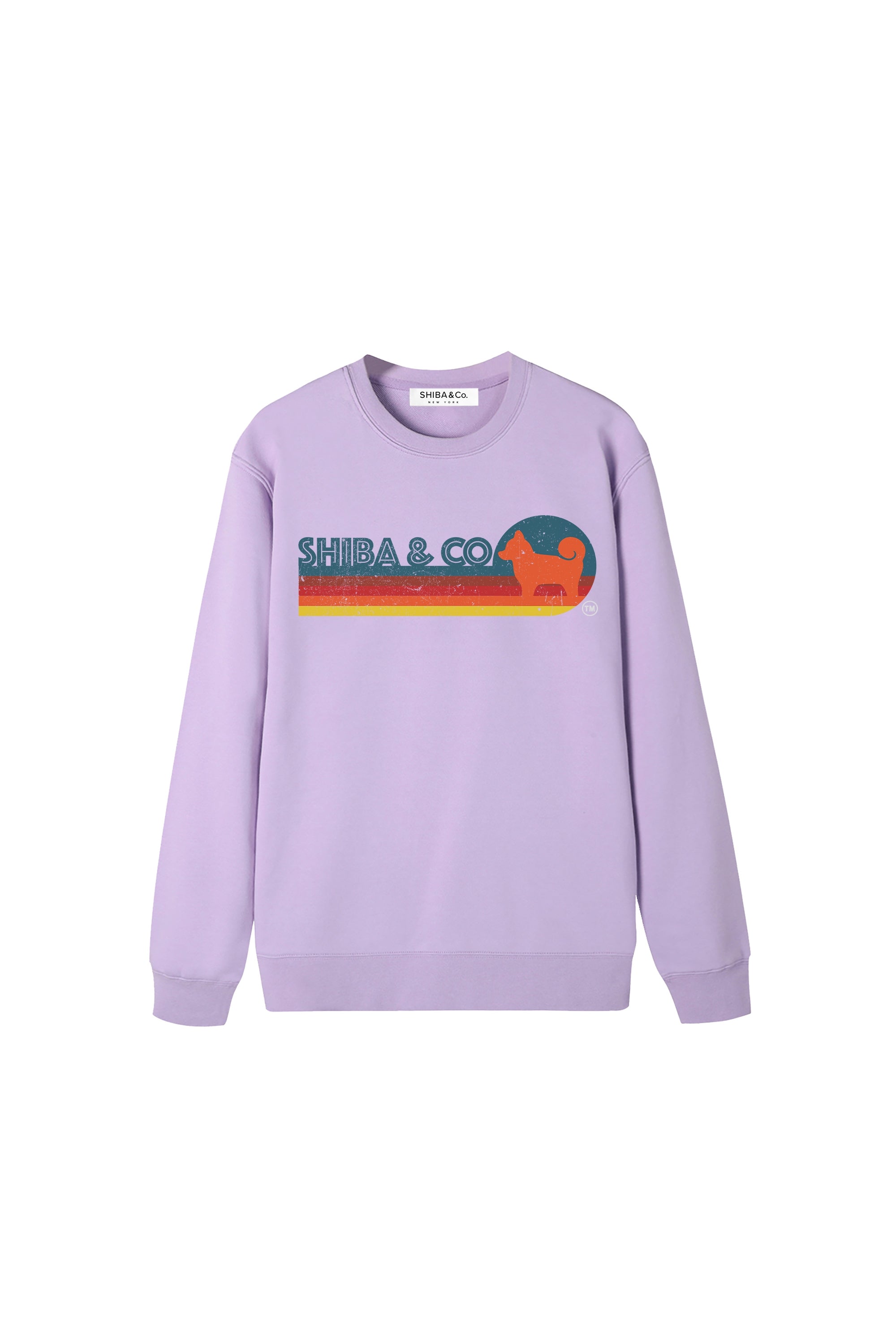 Unisex Essential Retro Shiba Inu Crewneck Sweatshirt