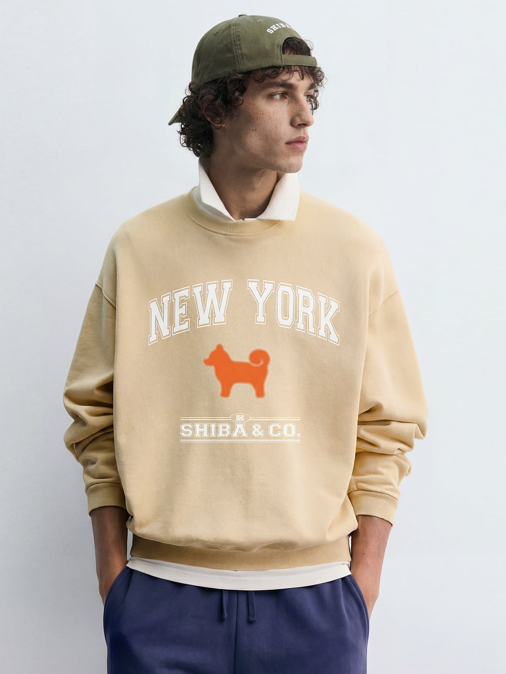 Unisex My Precious Shiba Inu Cotton Crewneck Sweatshirt - Classic Fit