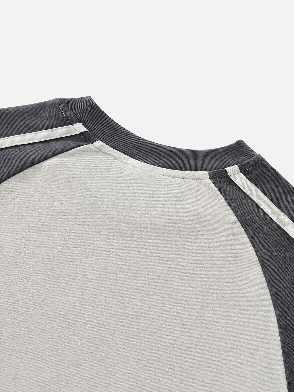 Womens Club Shiba Inu Slim Fit Raglan Stripes Sleeve Cotton T-Shirt - Black and Tan Shiba
