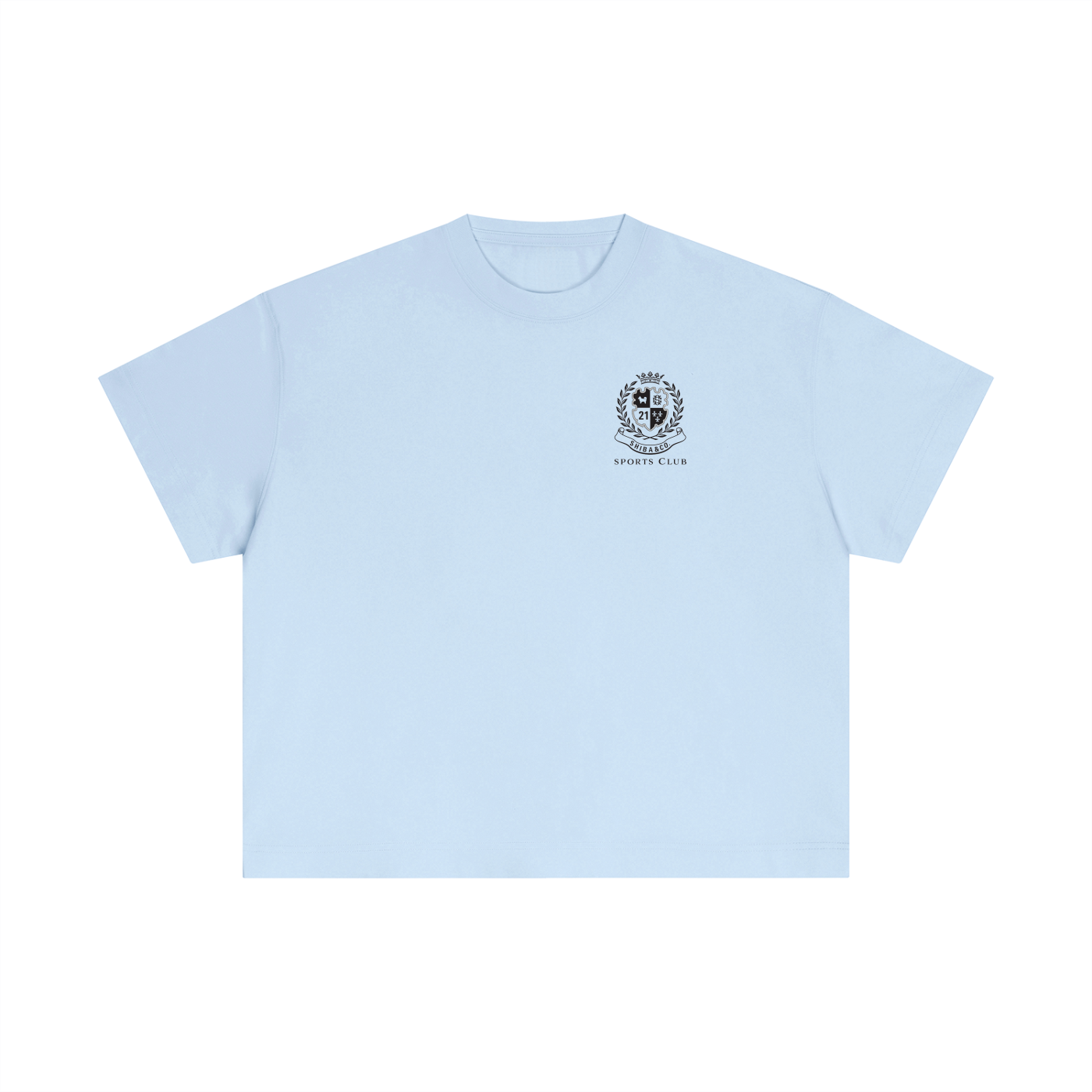 Unisex Shiba Inu Sports Club Boxy Cotton T-shirt