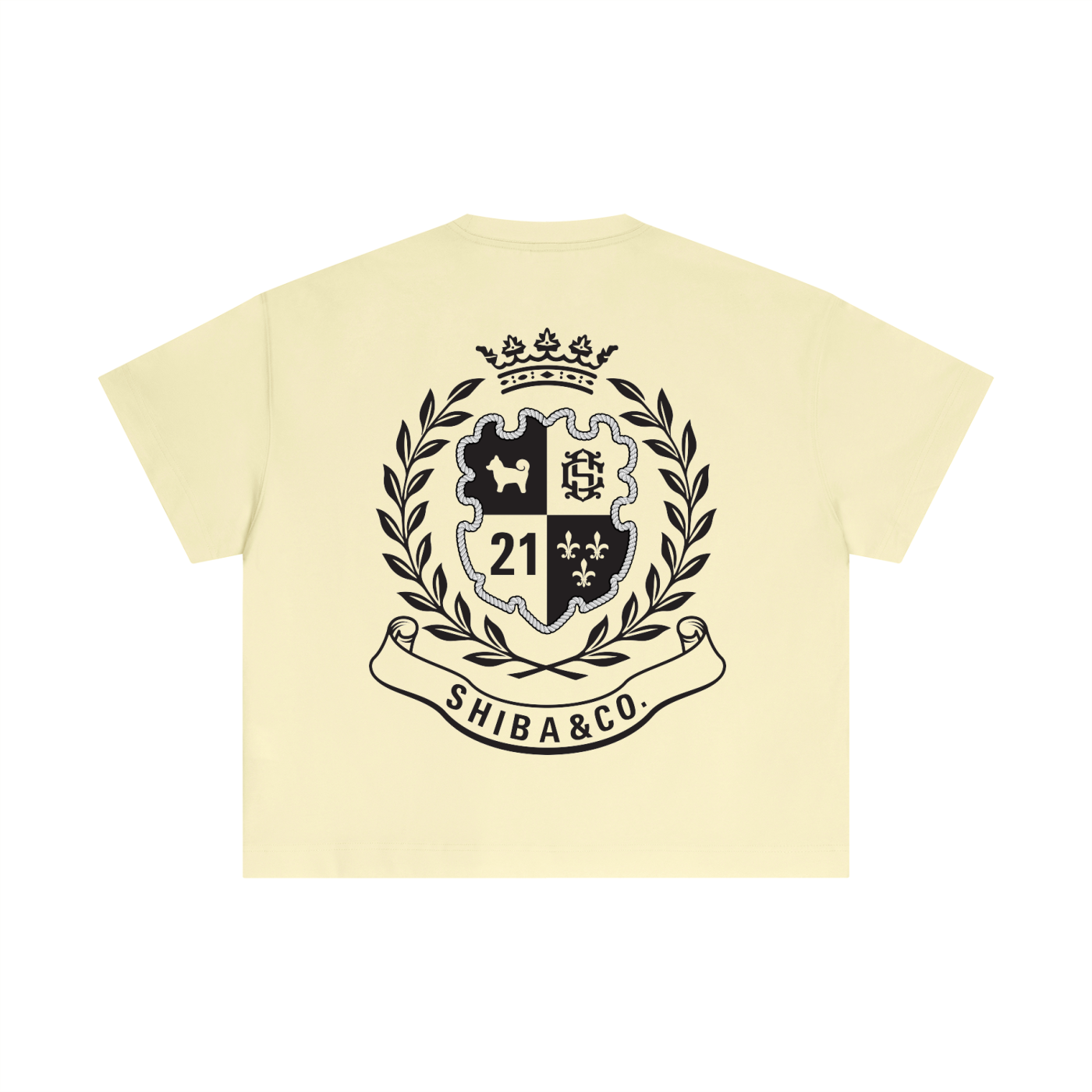 Unisex Shiba Inu Sports Club Boxy Cotton T-shirt