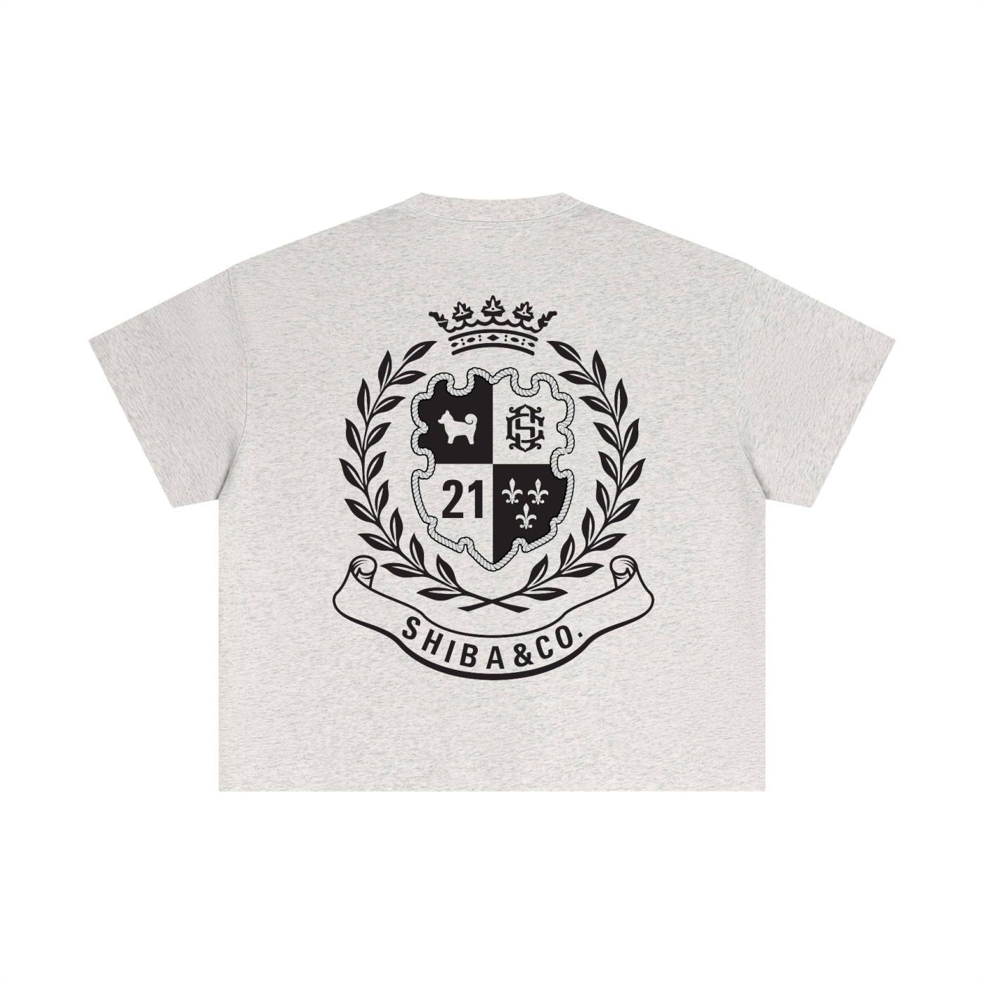 Unisex Shiba Inu Sports Club Boxy Cotton T-shirt