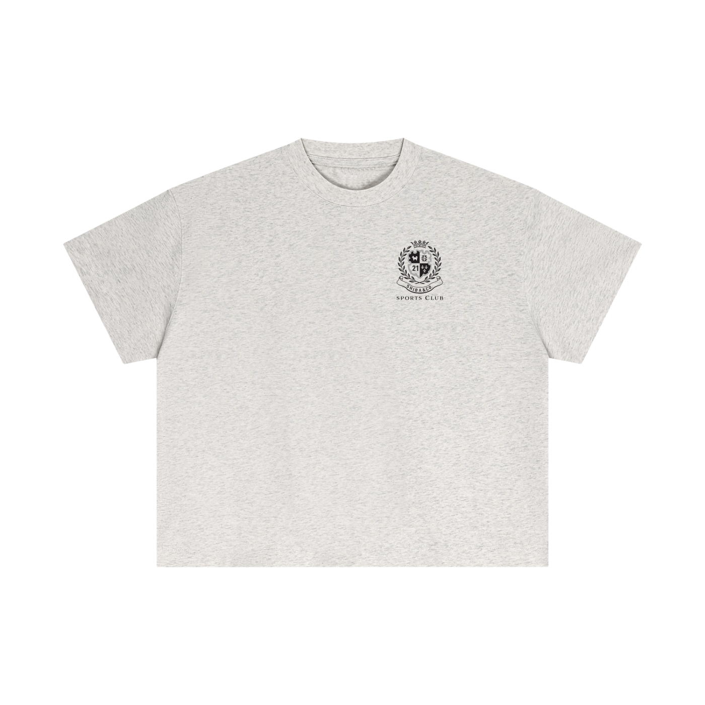 Unisex Shiba Inu Sports Club Boxy Cotton T-shirt