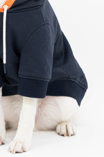 Reve Dog Hoodie In Navy - Waterproof & Pet Hair-resistant