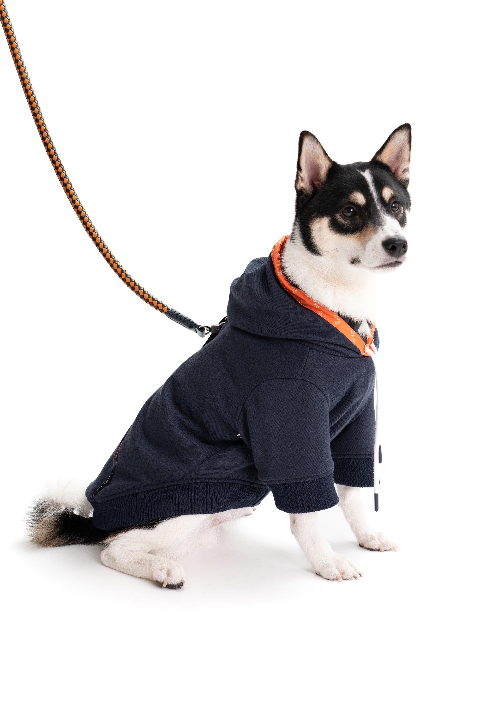 Reve Dog Hoodie In Orange - Waterproof & Pet Hair-resistant, SHIBA & Co.